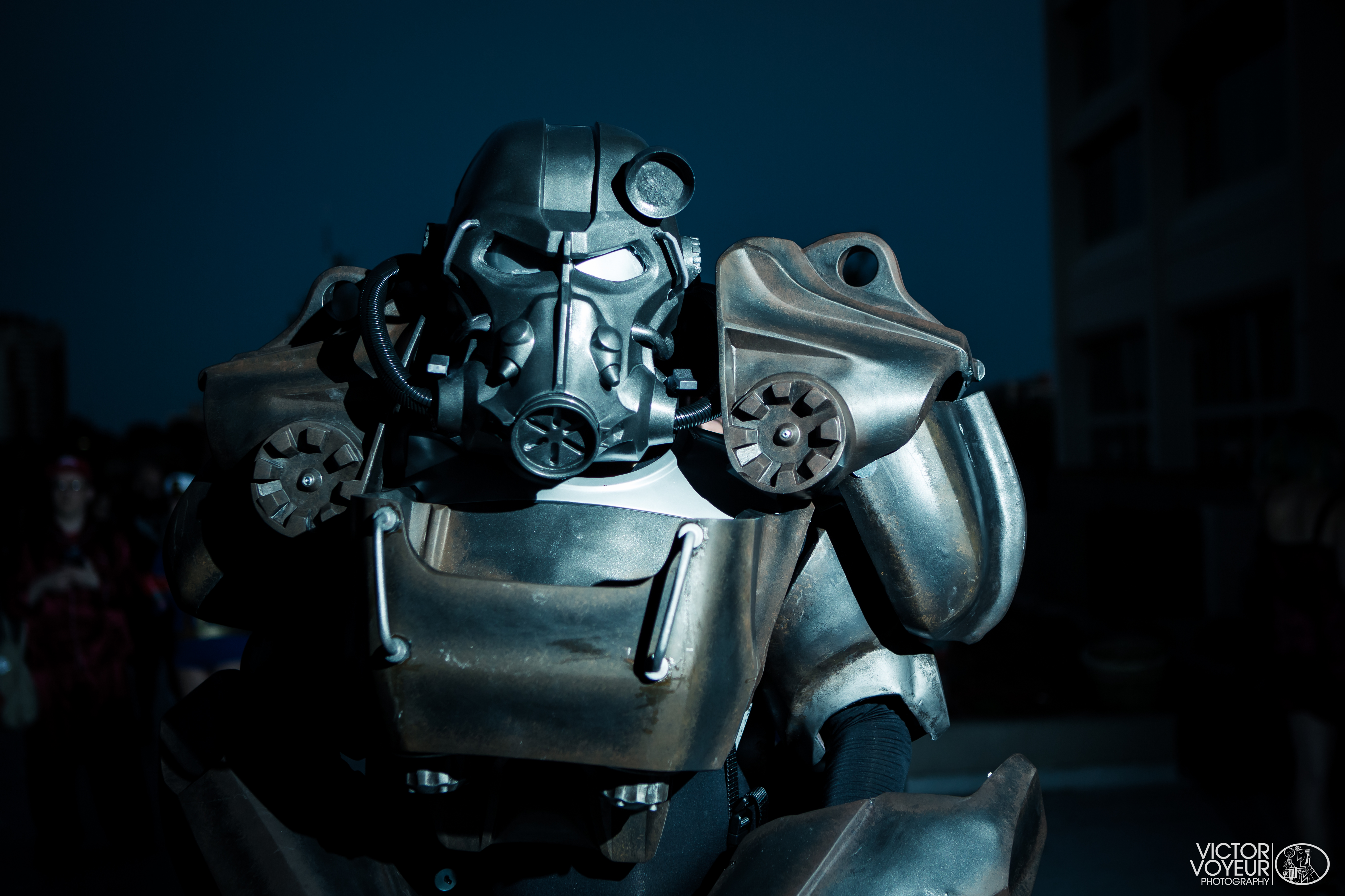 North Catena presentation T-60 Power Armor Prop | Fallout 4 Cosplay | Michelle Sleeper